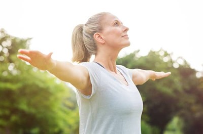 Woman Exercising